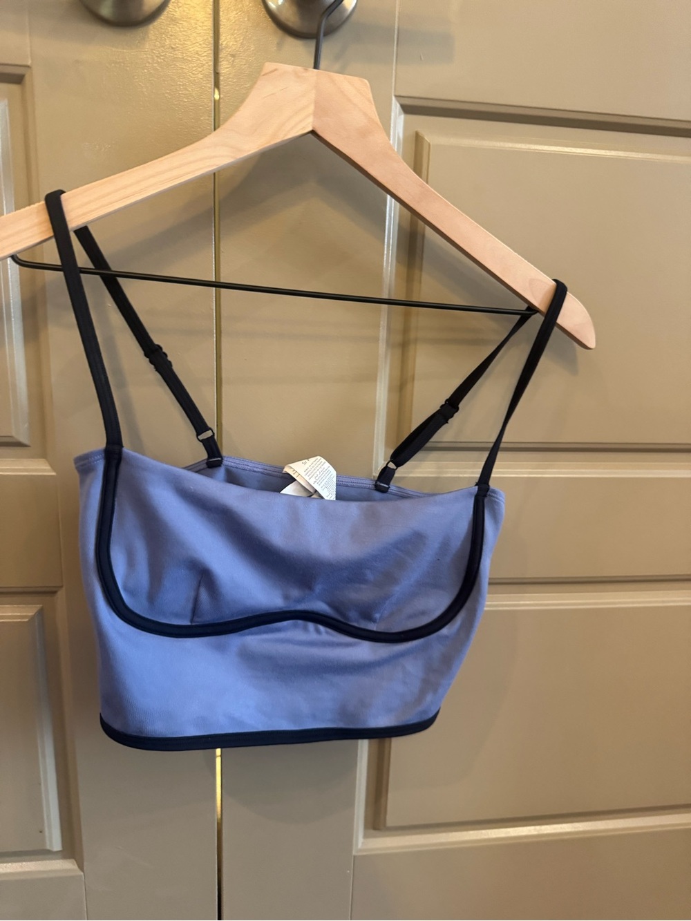 ALO Yoga Lavender Blue Cropped Tank